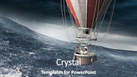  Presentation with patient waiting time - Amazing theme having waiting for better times mixed backdrop and a ocean colored foreground