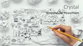  Presentation with inspiration - Slide deck consisting of waiting for inspiration to come background and a light gray colored foreground