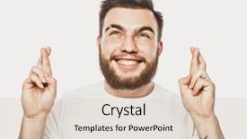  Presentation with waiting - Slide deck with waiting for special moment portrait background and a  colored foreground