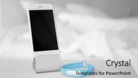  Presentation with sleep - Audience pleasing slide deck consisting of wakeapp - mobile phone and sleep tracker backdrop and a light gray colored foreground