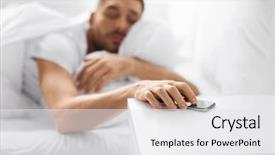  Presentation with technology - PPT theme consisting of wakeapp - technology and people concept background and a white colored foreground