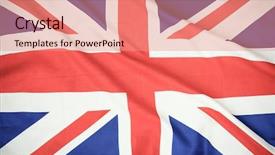  Presentation with united - Audience pleasing slide set consisting of wales united kingdom - flag of uk close up backdrop and a coral colored foreground