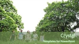  Presentation with teenage - PPT theme having walk talk - teenage friends spending time together background and a  colored foreground