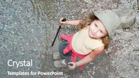  Presentation with tourist - Audience pleasing PPT layouts consisting of lone frog at frog farm in thailand backdrop and a tawny brown colored foreground