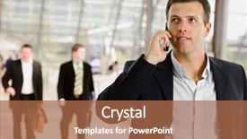  Presentation with lobby - Colorful PPT theme enhanced with walking at office lobby talk backdrop and a red colored foreground