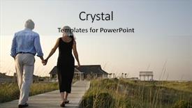  Presentation with walk - Presentation design having old reels of film super 8mm cinema background and a gray colored foreground