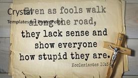  Presentation with top 150 - Slides featuring walking jesus - top- 150 bible verses background and a mint green colored foreground