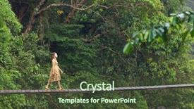  Presentation with thailand - Beautiful PPT layouts featuring walking on suspended wooden bridge backdrop and a tawny brown colored foreground