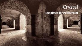  Presentation with structure - Slide deck featuring walkway-with-arch-structure-castell background and a wine colored foreground