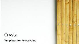  Presentation with wall partition - Audience pleasing presentation consisting of wall and space for text backdrop and a  colored foreground