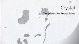  Presentation with cement paint - Beautiful PPT layouts featuring wall cement surface with worn backdrop and a white colored foreground