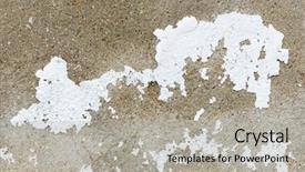  Presentation with cement paint - Slide deck with wall cement surface with worn background and a light gray colored foreground