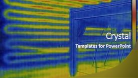  Presentation with inspection - Cool new presentation theme with wall central heating inspection thermal backdrop and a  colored foreground