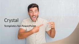  Presentation with drinking glass - Amazing slides having wall drinking glass of water backdrop and a lemonade colored foreground