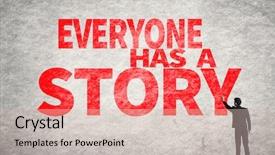  Presentation with everyone - Theme enhanced with wall everyone has a story background and a lemonade colored foreground