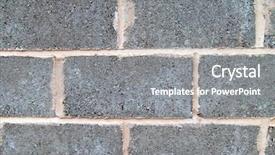  Presentation with strong foundation - Beautiful presentation featuring wall for building foundation backdrop and a gray colored foreground