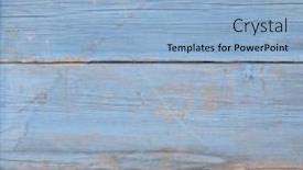  Presentation with wall paint - Presentation featuring wall-from-wooden-planks background and a light blue colored foreground