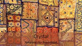  Presentation with patchwork - Amazing presentation design having wall hangings - indian patchwork carpet in rajasthan backdrop and a red colored foreground