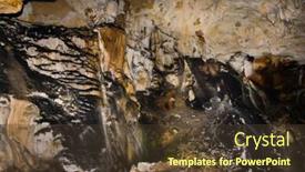  Presentation with cave - Presentation theme enhanced with eminence - wall in a cave emine-bair-hosar background and a tawny brown colored foreground