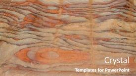  Presentation with petra jordan - Presentation theme featuring wall-inside-royal-tombs background and a coral colored foreground