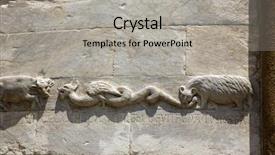  Presentation with free air traffic control tower - Slide set consisting of wall leaning tower of pisa background and a  colored foreground