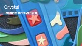  Presentation with camera film - PPT layouts consisting of wall-mural-design-with-movie background and a teal colored foreground