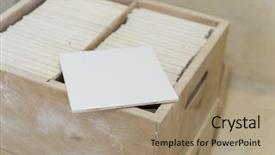  Presentation with tile wall seamless - Amazing PPT theme having wall of kitchen or bathroom backdrop and a  colored foreground