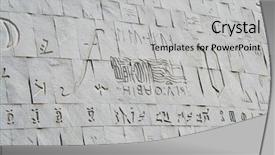  Presentation with egypt - Presentation with wall of library in alexandria egypt background and a light gray colored foreground