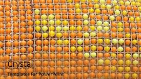  Presentation with chinese lantern - Presentation theme having wall of of chinese lanterns background and a gold colored foreground