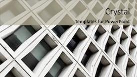  Presentation with architectural - Beautiful presentation theme featuring wall-of-office-building-architectural backdrop and a  colored foreground