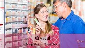  Presentation with hardware - Beautiful presentation theme featuring wall paint in decoration backdrop and a coral colored foreground