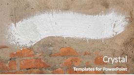  Presentation with concrete wall grunge concrete - Slide deck enhanced with wall panel grunge white light background and a  colored foreground
