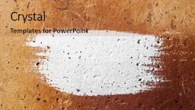  Presentation with concrete wall grunge concrete - Presentation theme consisting of wall panel grunge white light background and a  colored foreground