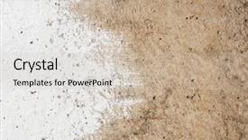  Presentation with concrete wall grunge concrete - Slide set with wall panel grunge white light background and a soft green colored foreground