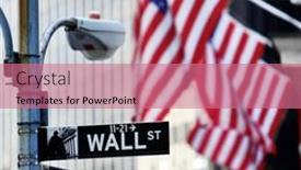  Presentation with wall street stock - Theme with wall-street-sign-in-new background and a coral colored foreground