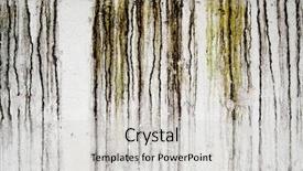  Presentation with old brick wall texture - Presentation with wall texture with water damage background and a light gray colored foreground