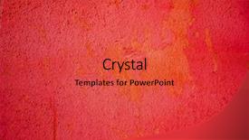  Presentation with design - PPT layouts consisting of wall textures for your design background and a red colored foreground