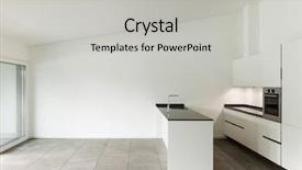  Presentation with apartment - Cool new theme with wall tile - interior of new apartment white backdrop and a light gray colored foreground