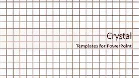  Presentation with tile - Beautiful theme featuring white cube - mosaic tile background backdrop and a sky blue colored foreground