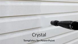  Presentation with vinyl - Theme consisting of wall vinyl siding high pressure background and a light gray colored foreground