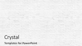  Presentation with old brick wall texture - Theme enhanced with wall with light wooden floor background and a white colored foreground