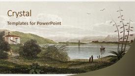  Presentation with old london - Cool new theme with wallis printed by mcqueen backdrop and a  colored foreground