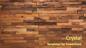  Presentation with old wood - PPT layouts with wallpaper - old grunge vintage wood panels background and a tawny brown colored foreground