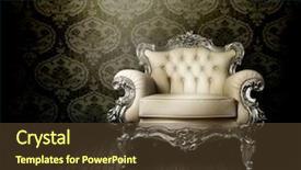  Presentation with interior - Cool new presentation theme with wallpaper - old styled interior backdrop and a tawny brown colored foreground