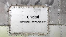  Presentation with plane - PPT layouts featuring airline templates - plane constructional close up background and a light gray colored foreground