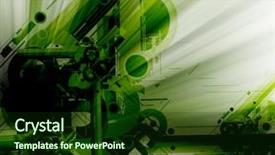  Presentation with tech - Cool new slide deck with wallpaper mechanical - abstract fresh tech background backdrop and a tawny brown colored foreground