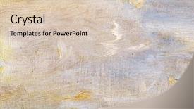  Presentation with canvas - Beautiful slide deck featuring wallpaper original - abstract oil painted texture backdrop and a lemonade colored foreground