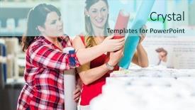  Presentation with home improvement - Slide set with wallpapers for diy renovating project background and a arctic colored foreground