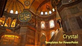  Presentation with windows - Amazing slides having walls-and-the-windows backdrop and a tawny brown colored foreground