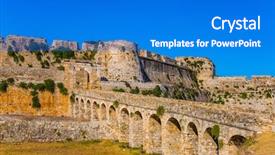  Presentation with millennial - Presentation design consisting of walls were overgrown with bush background and a cobalt blue colored foreground